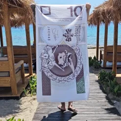 Kapitan Bomba Bardzo duży koc plażowy | Jachaś | za wycieraczką jest dycha 100x180cm > Gadżety|Sportowe