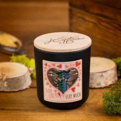 Kapitan Bomba Duża świeca sojowa premium | Baby i Love You | 210 ml > Gadżety