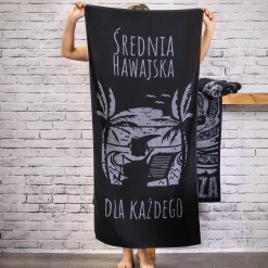 Kapitan Bomba Duży ręcznik kąpielowy | 140×70 | Średnia hawajska dla każdego | idealny na basen > Gadżety|Sportowe