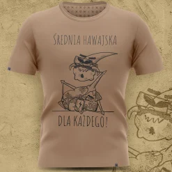 Kapitan Bomba Kozuka beżowa – Średnia hawajka da każdego! > Koszulki