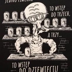 Kapitan Bomba Kozuka czarna – Jedno piwerko, to wtęp do trzech… | da zwagra | da kupa > Koszulki