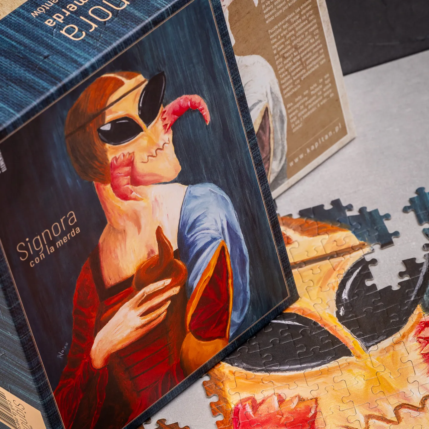 Kapitan Bomba Puzzle 1000 elementów – Signora con la merda > Gadżety
