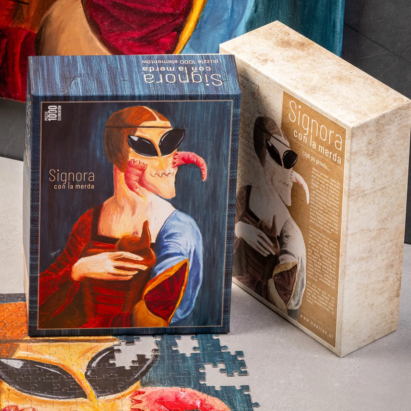 Kapitan Bomba Puzzle 1000 elementów – Signora con la merda > Gadżety
